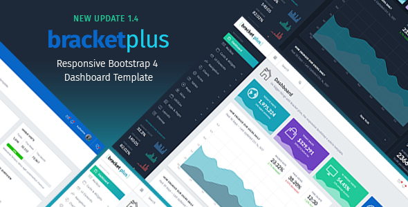 Bracket Plus – 响应式Bootstrap 4管理仪表板模板 – 1.4